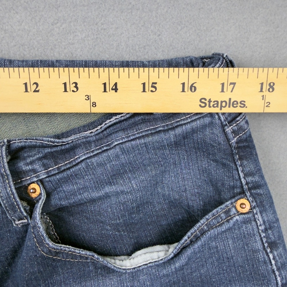 Levis 559 Relaxed Straight Leg Jeans Mens 34x30 Dark Wash Blue Denim - Picture 7 of 10